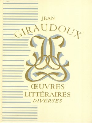 cover image of Oeuvres litteraires diverses